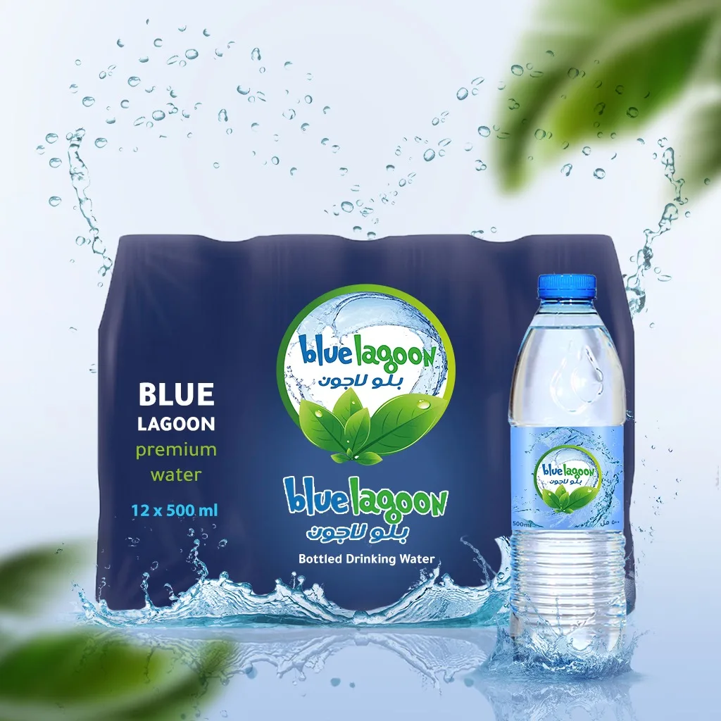 500ml * 12 Bottled Water Blue Lagoon Water for delivery in Abu Dhabi