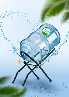 Bottle Stand With Water Tap