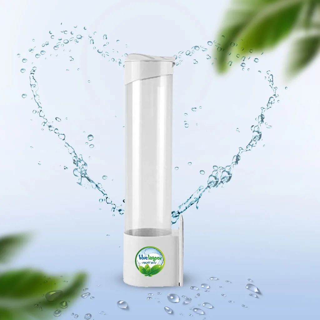 Plastic Cup Dispenser Blue Lagoon Water for delivery in Abu Dhabi