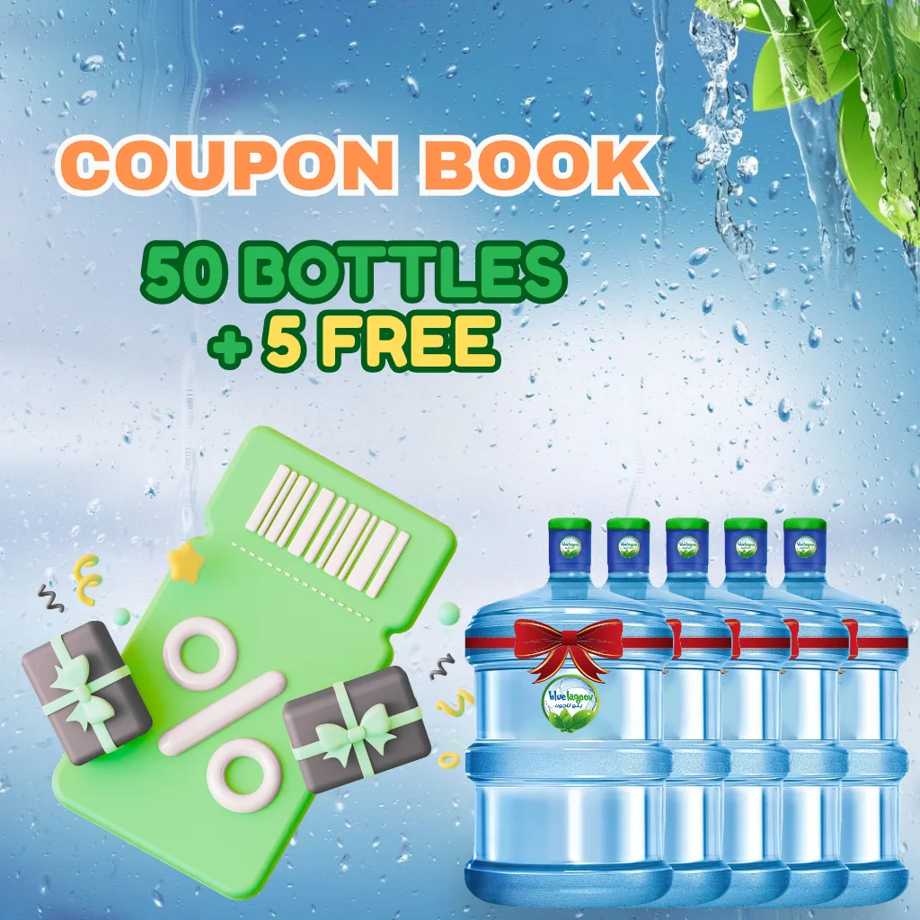 Package 55 bottles Blue Lagoon Water for delivery in Abu Dhabi